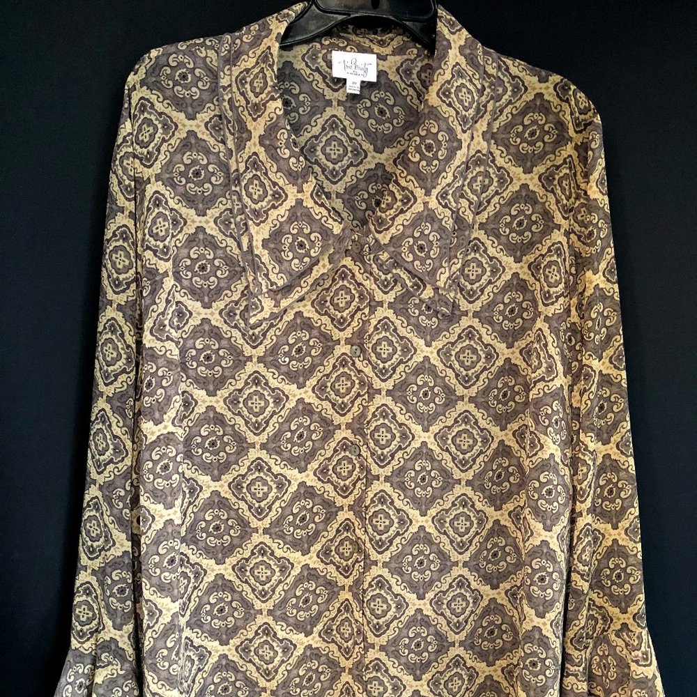 Plus Size True Beauty by Emme Business Blouse